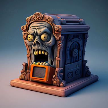 3D model Zombie Office game (STL)